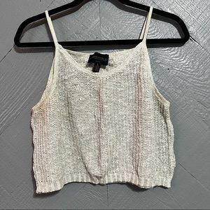 Absolutely Creative Worldwide | cropped knit tank | size Large